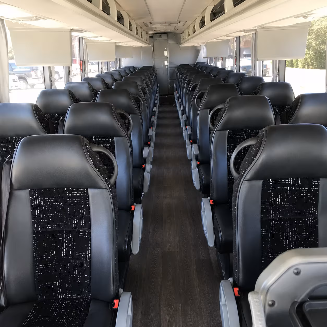 40-56 Passenger Charter Bus Interior