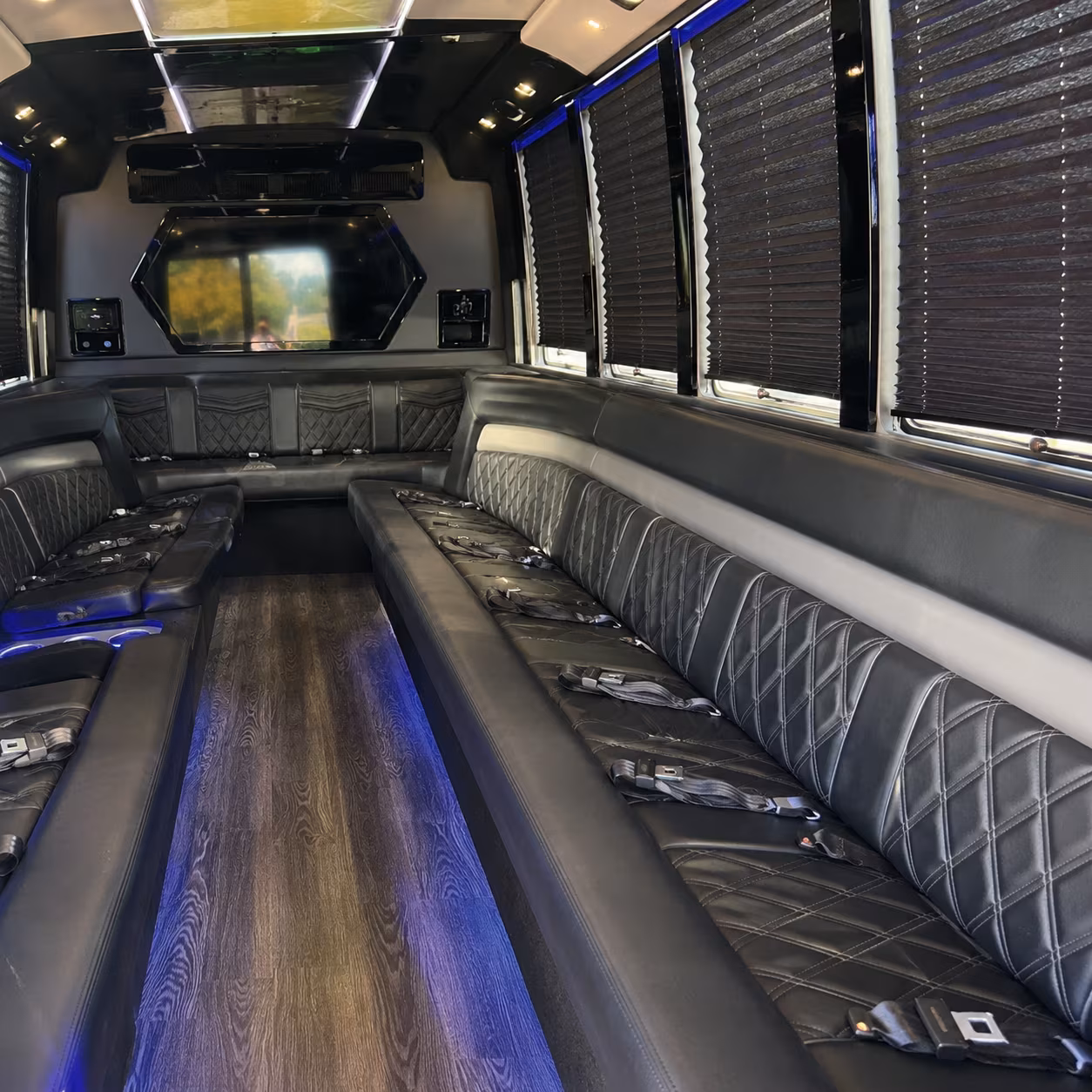 Jersey City Bachelor & Bachelorette Transportation party bus exterior