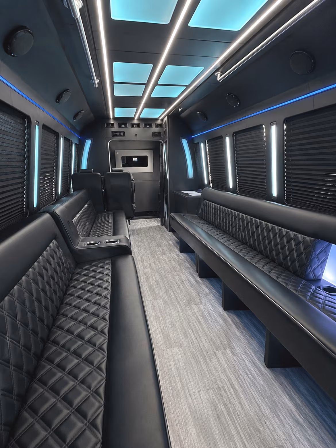 Jersey City Concert & Music Festival Transportation party bus interior