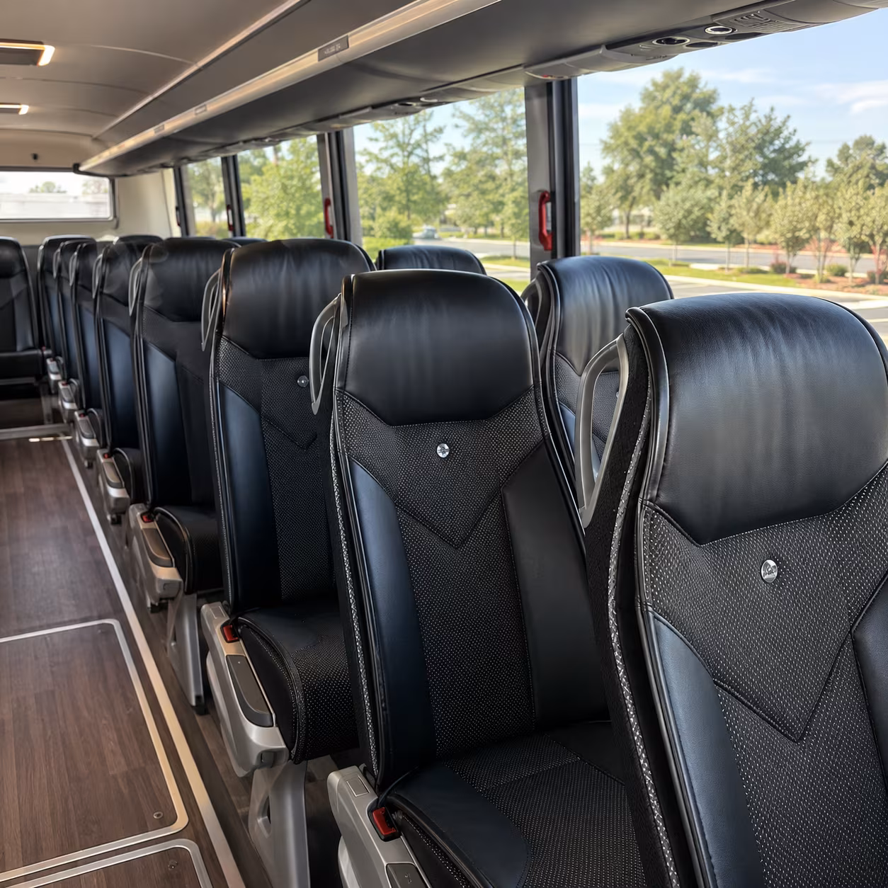 Jersey City Corporate Transportation party bus exterior