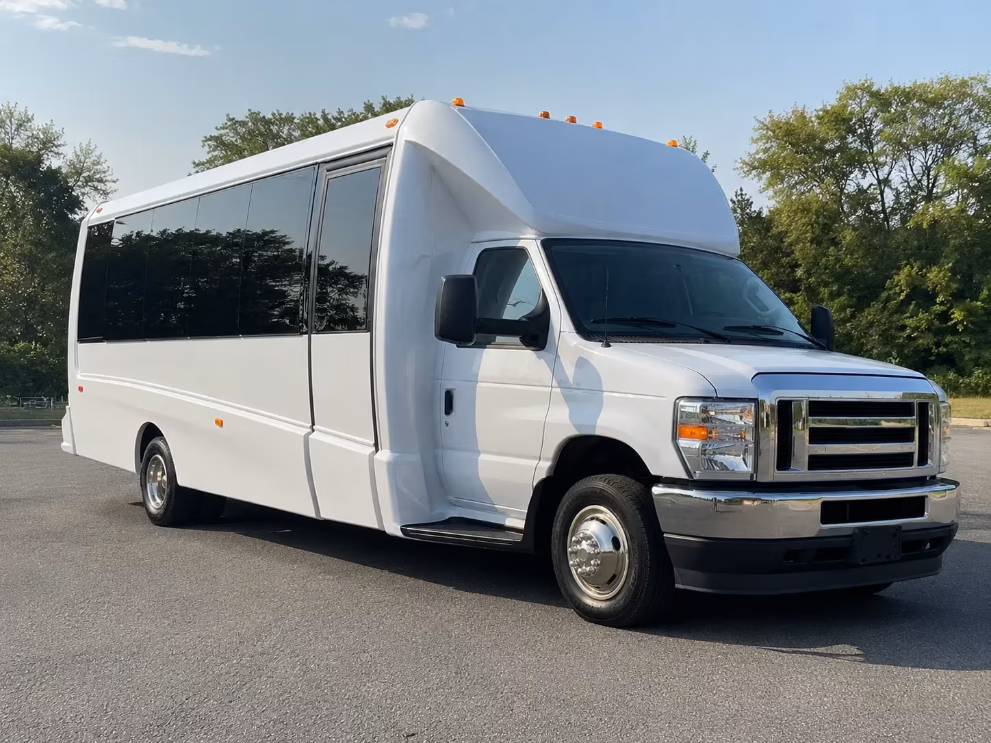 Jersey City Private Event Transportation party bus exterior