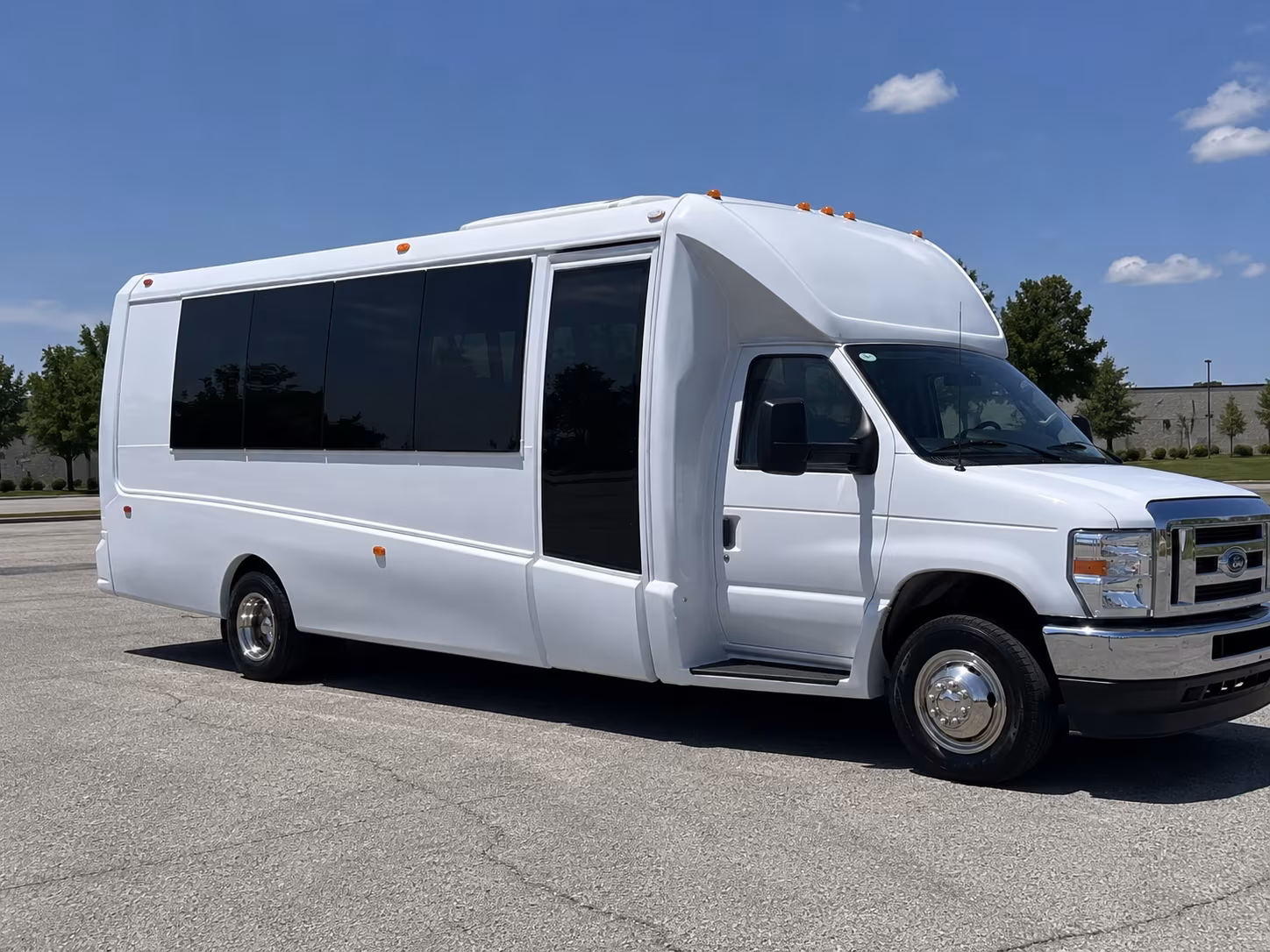 Jersey City Private Event Transportation party bus exterior