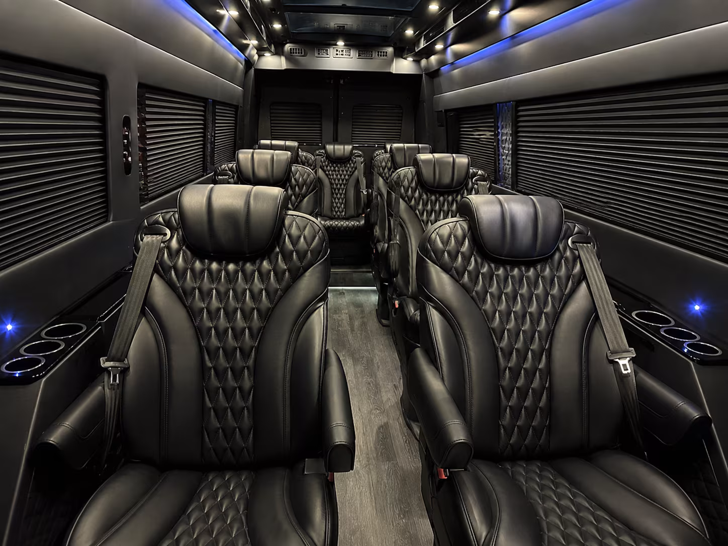 Jersey City School Event Transportation party bus interior
