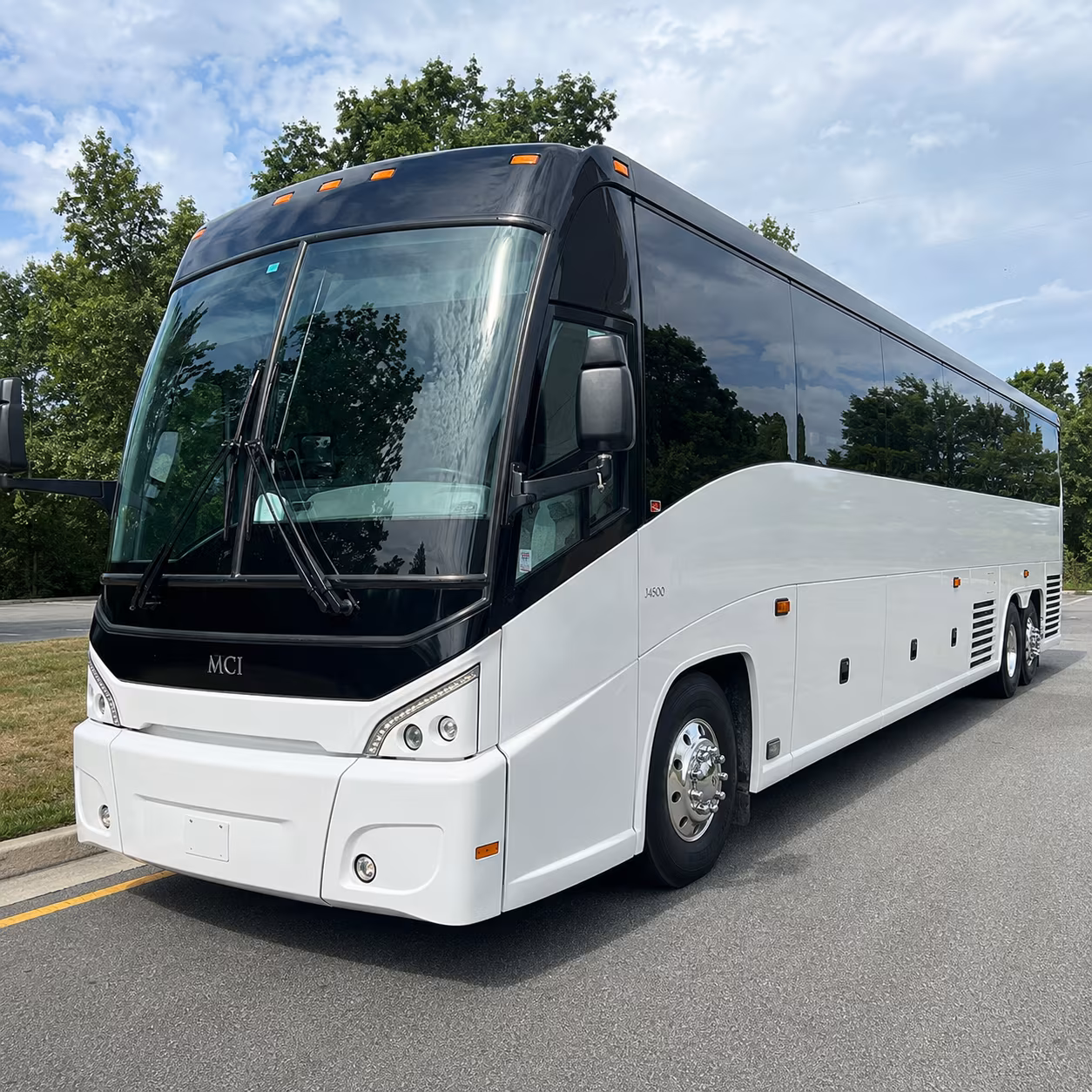 Jersey City School Event Transportation party bus exterior