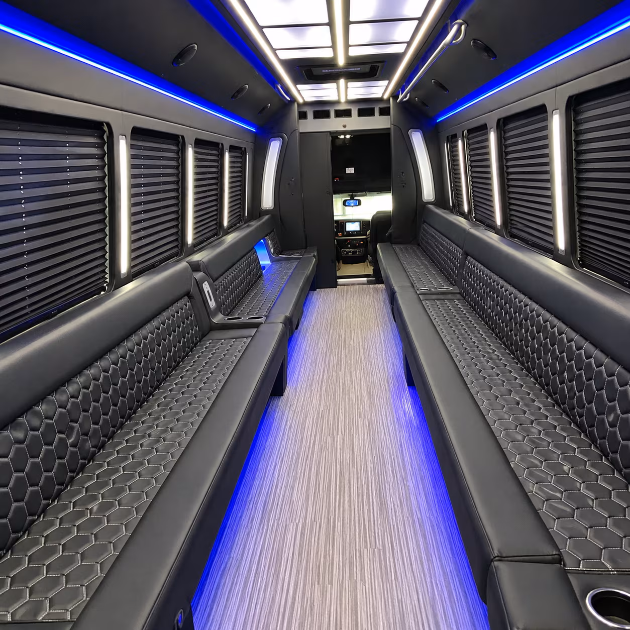 Jersey City Sporting Event Transportation party bus exterior